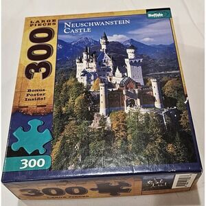 Buffalo Games Neuschwanstein Castle 300 Piece Large Format Jigsaw Puzzle Poster